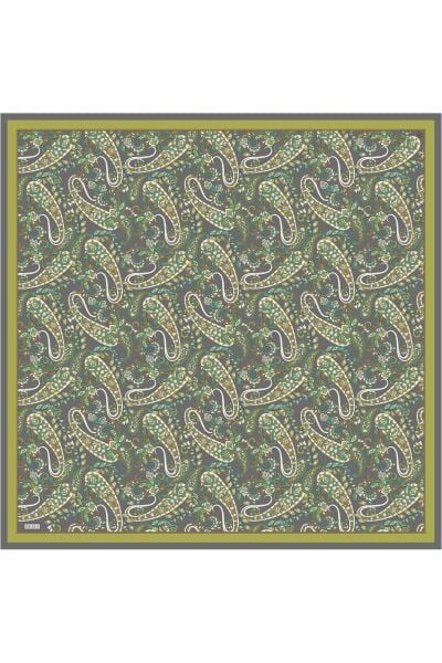 Belli 2025 Yaz Sezonu % 100 Twill İpek Eşarp 4101D 57