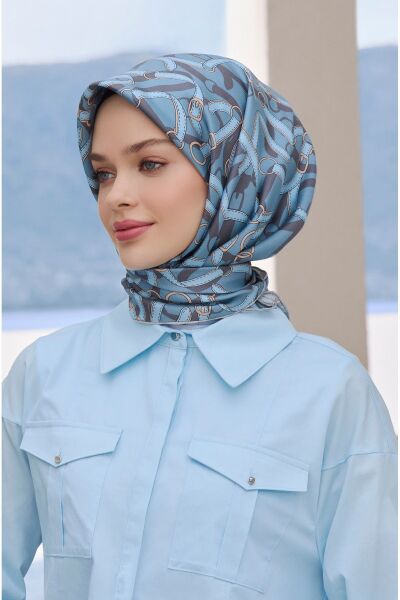 Belli 2025 Yaz Sezonu % 100 Twill İpek Eşarp 4125D 31