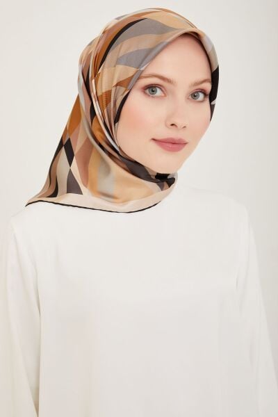 Belli %100 Twill İpek Eşarp 4004D 80