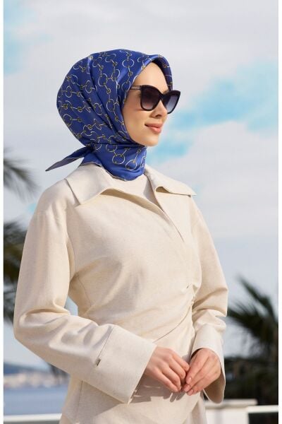 Belli 2025 Yaz Sezonu % 100 Twill İpek Eşarp 4109D 05