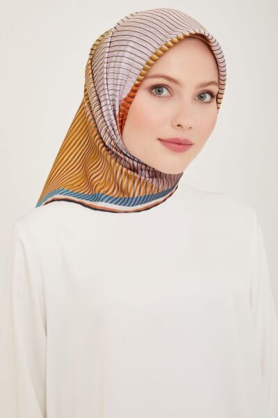 Belli % 100 Twill İpek Eşarp 4012D 03