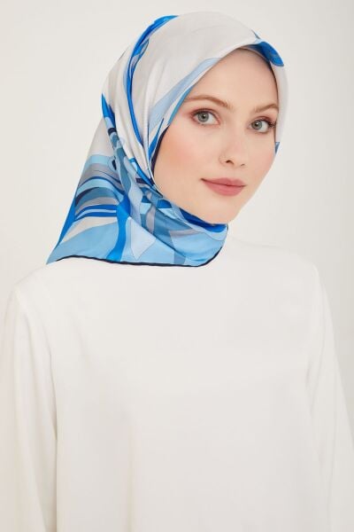 Belli % 100 Twill İpek Eşarp 4017D 34