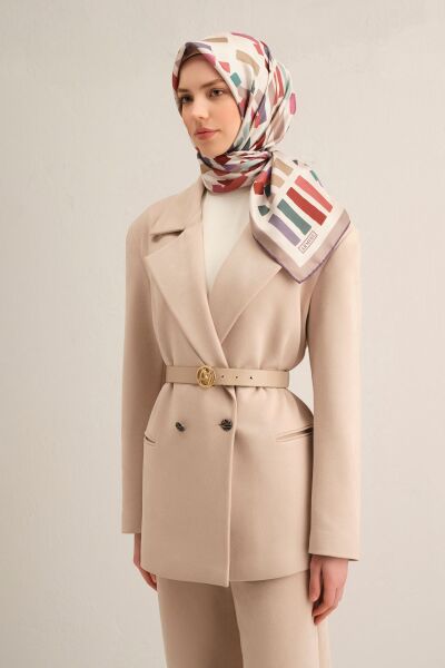 Armine 2025 Ilkbahar Yaz Sezonu % 100 Sura Ipek Eşarp 9341dm 04