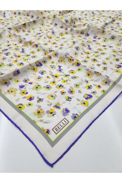 Belli % 100 Twill İpek Eşarp 4028D 01