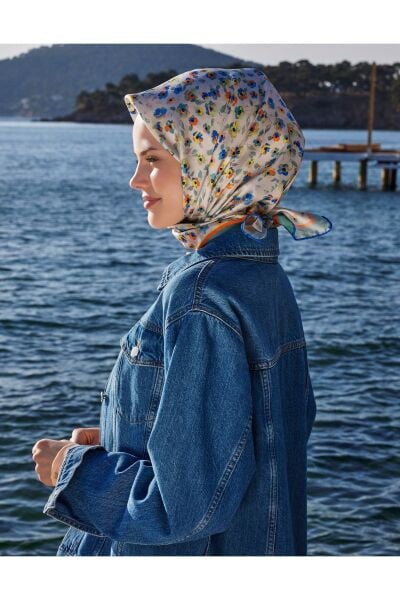 Belli % 100 Twill İpek Eşarp 4028D 81