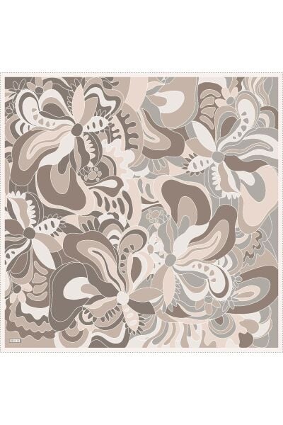 Belli % 100 Twill İpek Eşarp 4032DM 01