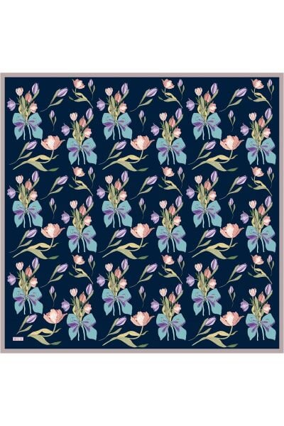 Belli % 100 Twill İpek Eşarp 4037DM 33