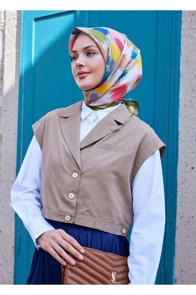 Belli % 100 Twill İpek Eşarp 4038DM 51