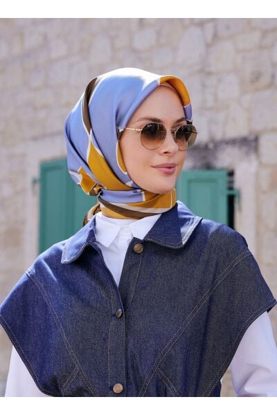 Belli % 100 Twill İpek Eşarp 4041DM 36