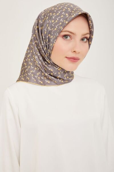 Belli % 100 Twill İpek Eşarp 4001D 53