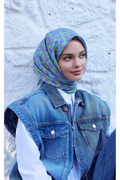 Belli % 100 Twill İpek Eşarp 4042DM 07
