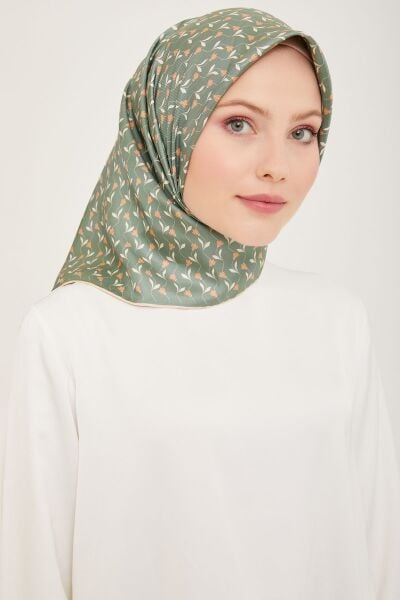 Belli % 100 Twill İpek Eşarp 4001D 54