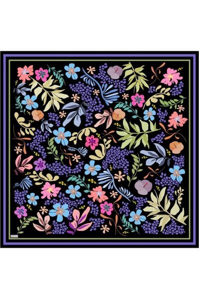 Belli % 100 Twill İpek Eşarp 4043DM 09