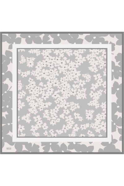 Belli % 100 Twill İpek Eşarp 4044DM 86