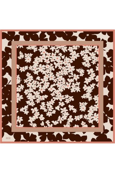 Belli % 100 Twill İpek Eşarp 4044DM 08