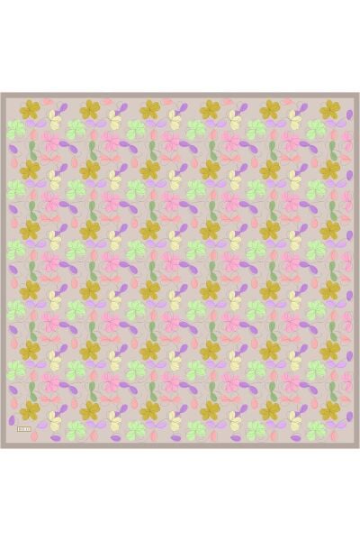 Belli % 100 Twill İpek Eşarp 4045DM 01