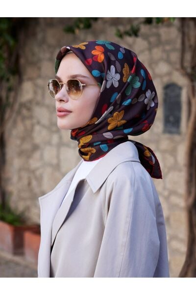 Belli % 100 Twill İpek Eşarp 4045DM 81
