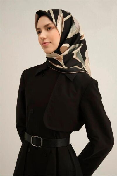 Armine 2025 Ilkbahar Yaz Sezonu % 100 Twill Ipek Eşarp 9302dm 08