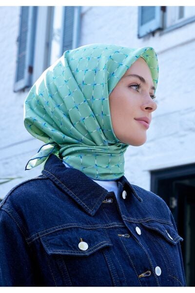 Belli % 100 Twill İpek Eşarp 4048DM 53