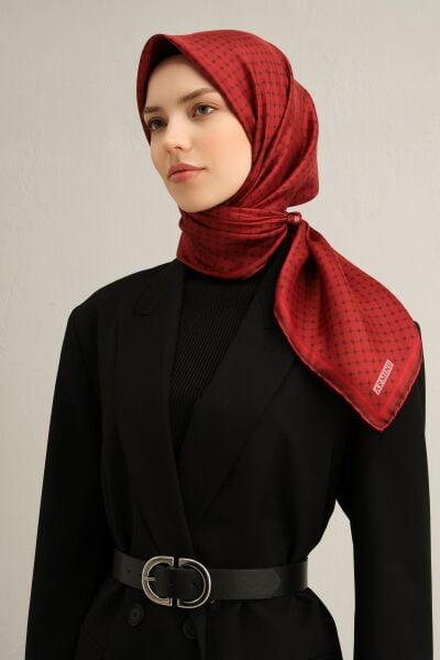 Armine 2025 Ilkbahar Yaz Sezonu % 100 Twill Ipek Eşarp 9345dm 81