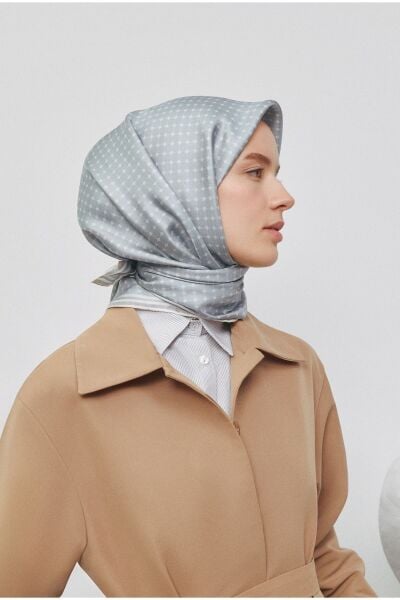 Armine 2025 Ilkbahar Yaz Sezonu % 100 Twill Ipek Eşarp 9345dm 82
