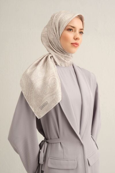 Armine 2025 Ilkbahar Yaz Sezonu % 100 Twill Ipek Eşarp 9304dm 84