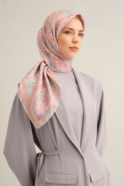 Armine 2025 Ilkbahar Yaz Sezonu % 100 Twill Ipek Eşarp 9304dm 31