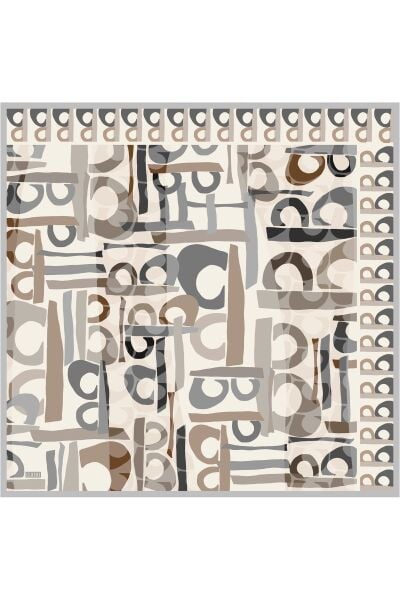 Belli % 100 Twill İpek Eşarp 4056DM 84
