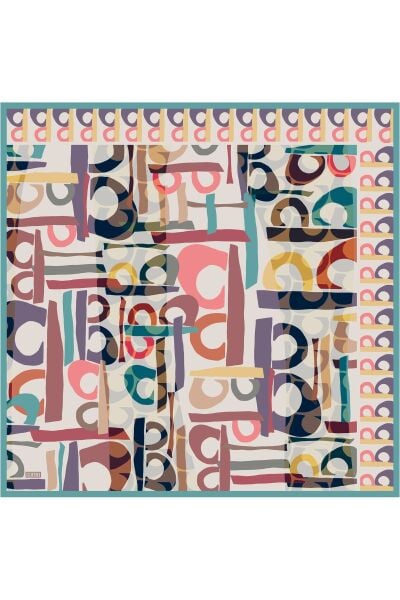 Belli % 100 Twill İpek Eşarp 4056DM 83