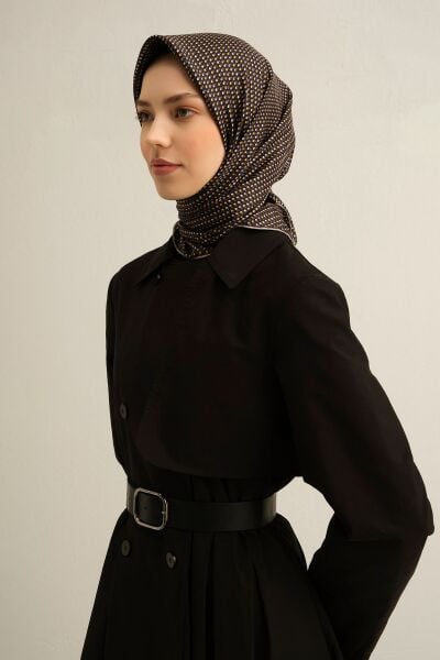 Armine 2025 Ilkbahar Yaz Sezonu % 100 Twill Ipek Eşarp 9307dm 04