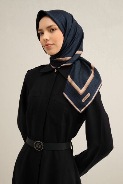 Armine 2025 Ilkbahar Yaz Sezonu % 100 Twill Ipek Eşarp 9301dm 52