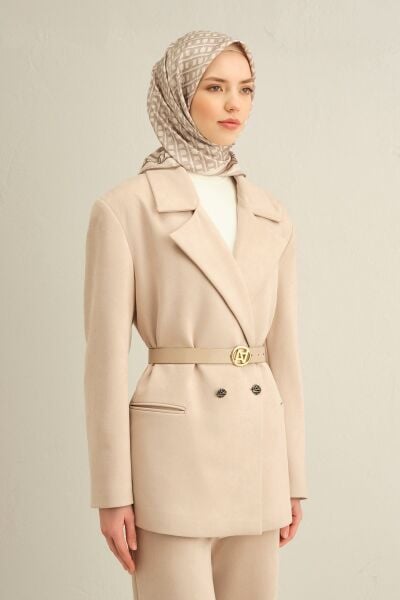 Armine 2025 Ilkbahar Yaz Sezonu % 100 Twill Ipek Eşarp 9301dm 05