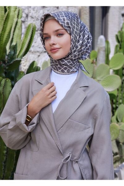 Belli % 100 Twill İpek Eşarp 4062DM 03