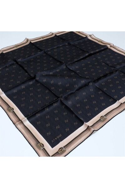 Armine Nostalji Serisi %100 Twill İpek Eşarp 8015D 86