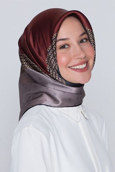 Armine Nostalji Serisi %100 Sura İpek Eşarp 8113D 31