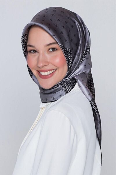 Armine Nostalji Serisi %100 Twill İpek Eşarp 8113D 08