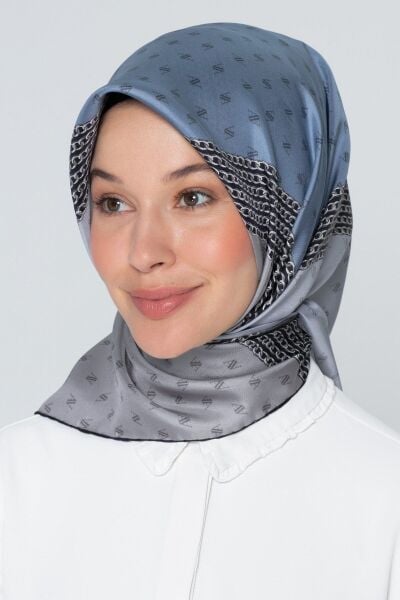 Armine Nostalji Serisi %100 Twill İpek Eşarp 8113D 04
