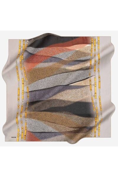 Aker %100 Twill İpek Eşarp 8146713 971