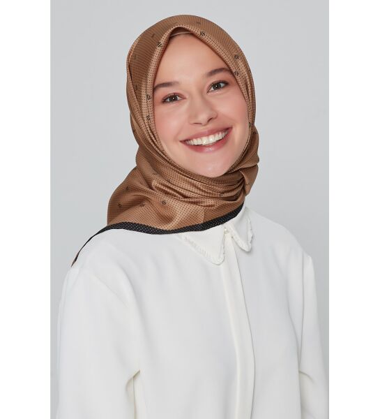 Armine Nostalji Serisi %100 Sura İpek Eşarp 8259D 89