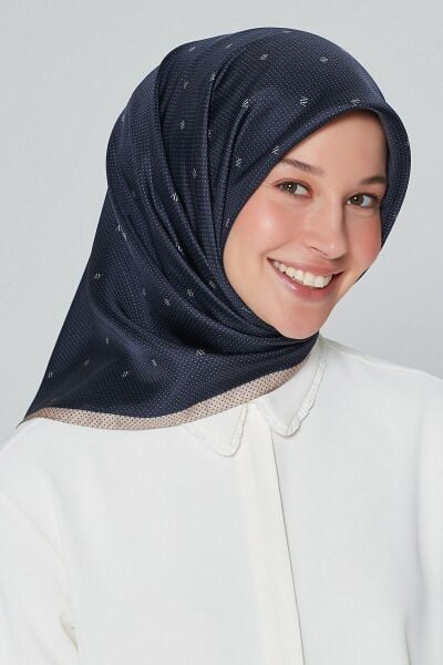 Armine Nostalji Serisi %100 Sura İpek Eşarp 8259D 09