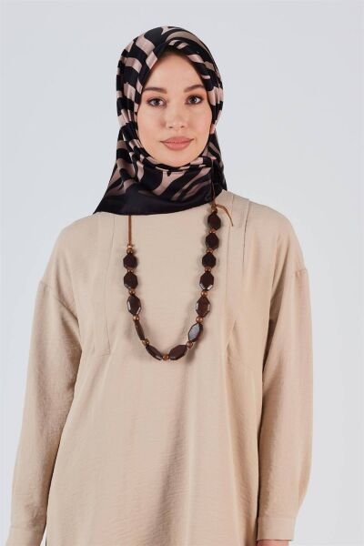 Armine Nostalji Serisi %100 Twill İpek Eşarp 8274D 02