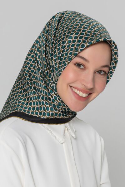 Armine Nostalji Serisi %100 Sura İpek Eşarp 8401D 82