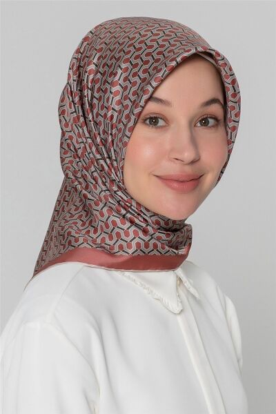 Armine Nostalji Serisi %100 Sura İpek Eşarp 8401D 37