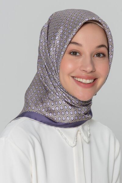 Armine Nostalji Serisi %100 Sura İpek Eşarp 8401D 84