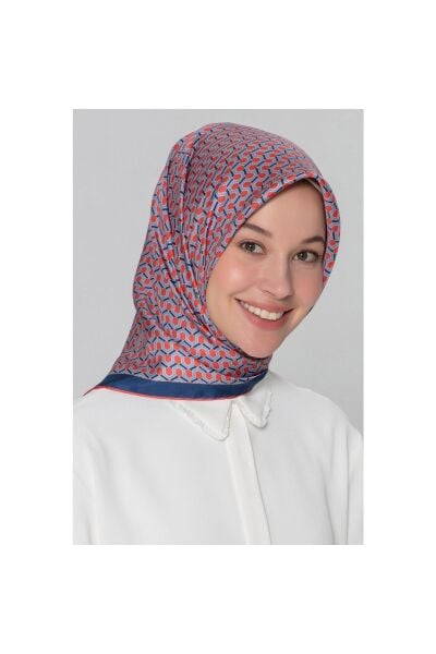 Armine Nostalji Serisi %100 Twill İpek Eşarp 8401D 31