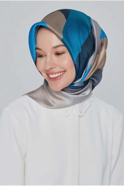 Armine Nostalji Serisi %100 Twill İpek Eşarp 8424D 33