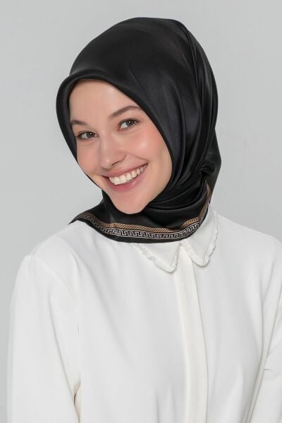 Armine Nostalji Serisi %100 Twill İpek Eşarp 8432D 31