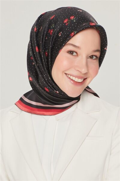 Armine Nostalji Serisi %100 Twill İpek Eşarp 8502D 09