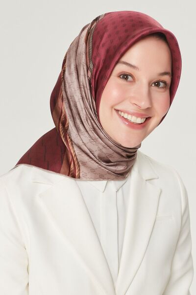 Armine Nostalji Serisi %100 Sura İpek Eşarp 8519D 84