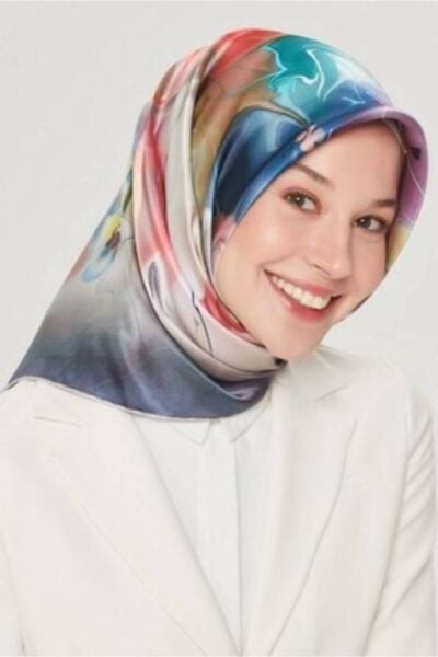 Armine Nostalji Serisi %100 Sura İpek Eşarp 8527D 01